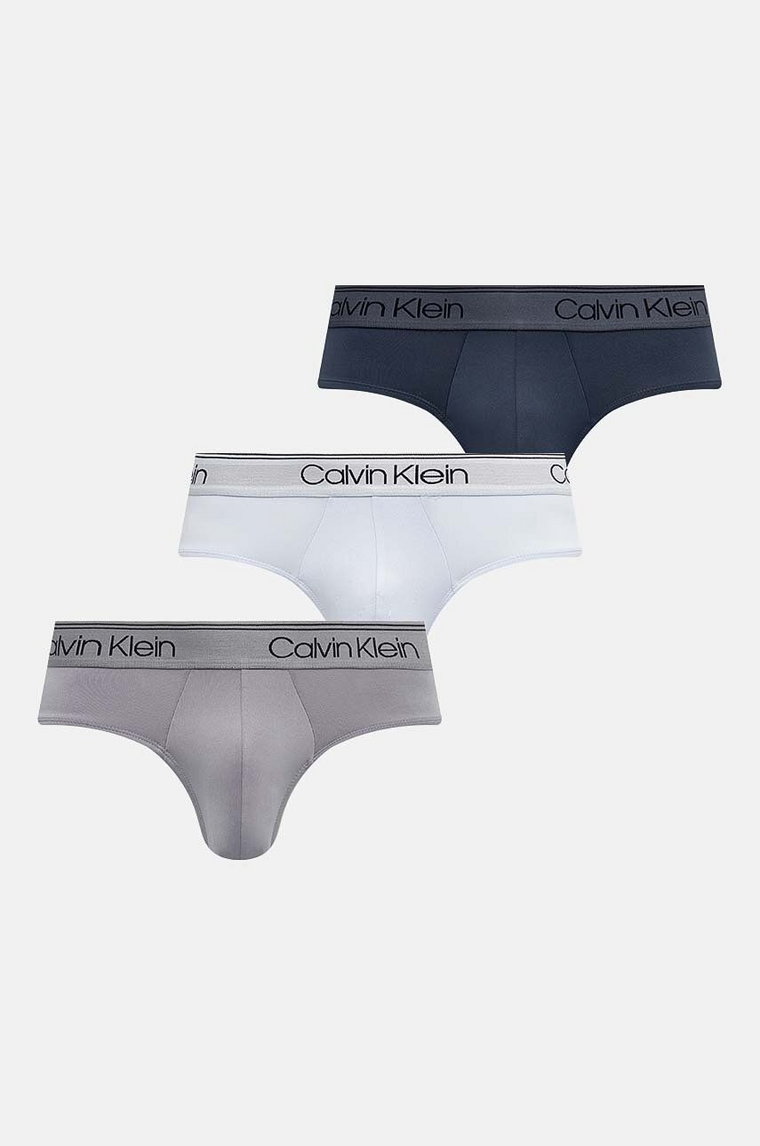 Calvin Klein Underwear slipy 3-pack męskie kolor szary