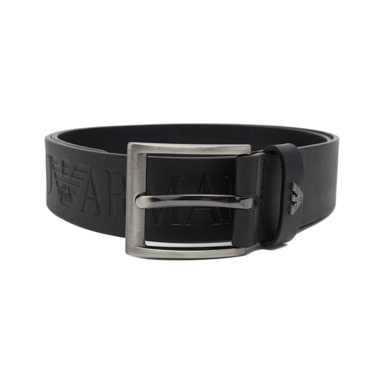 Emporio Armani Skórzany pasek TOUNGUE BELT