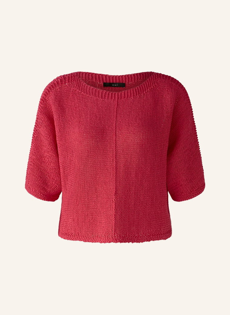 Oui Sweter Z Rękawem 3/4 pink