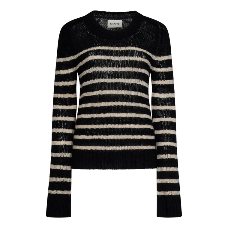 Cashmere Fisherman`s Rib Pullover Khaite