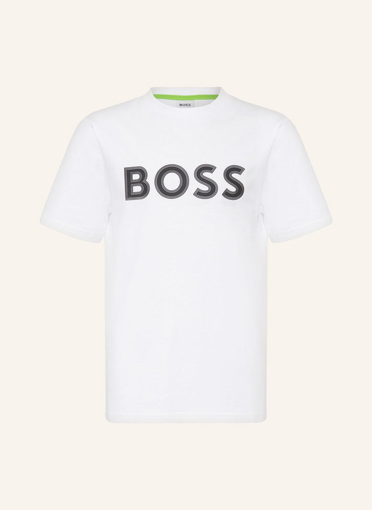 Boss T-Shirt Logo weiss