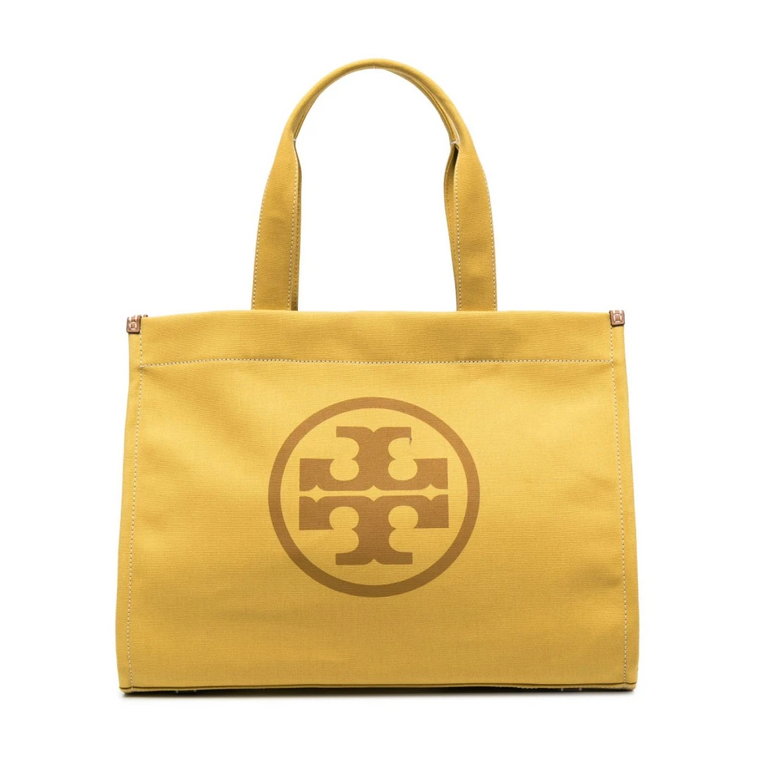 Canary Canvas Tote Tory Burch