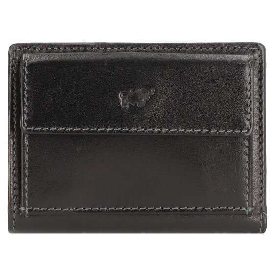 Braun Büffel Arezzo Wallet RFID Leather 8 cm schwarz