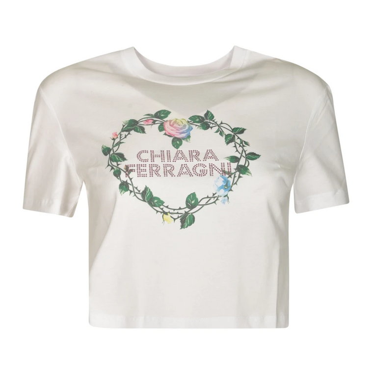 Białe T-shirty i Pola Chiara Ferragni Collection