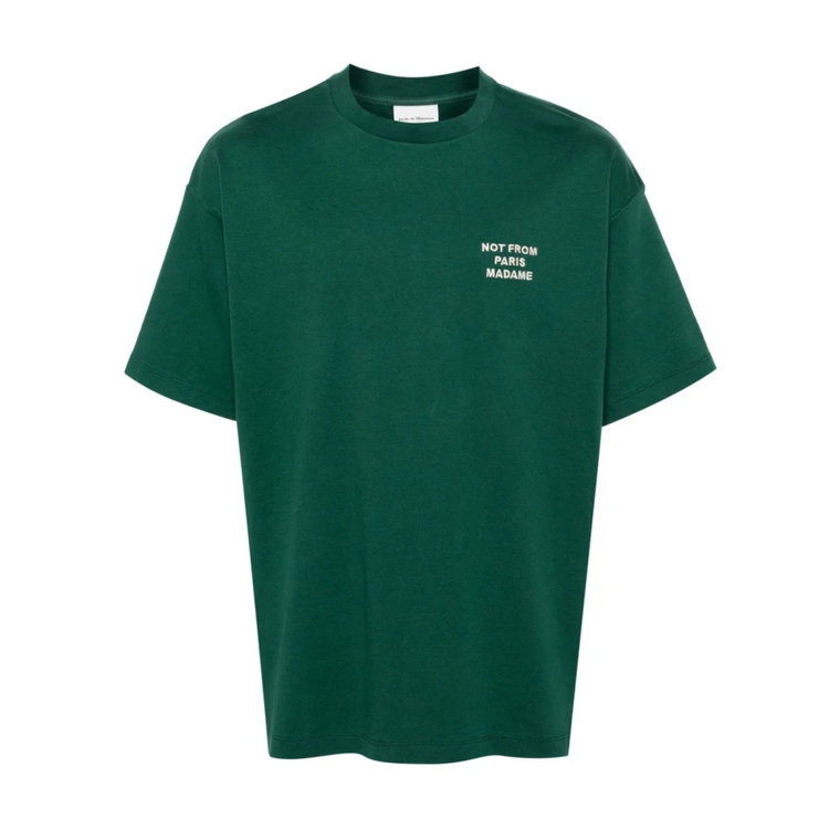 Zielone T-shirty i Pola z hasłem Drole de Monsieur
