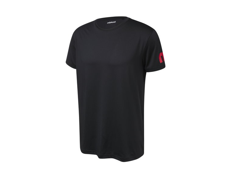 Mistral T-shirt męski z okrągłym dekoltem (M (48/50), Czarny)