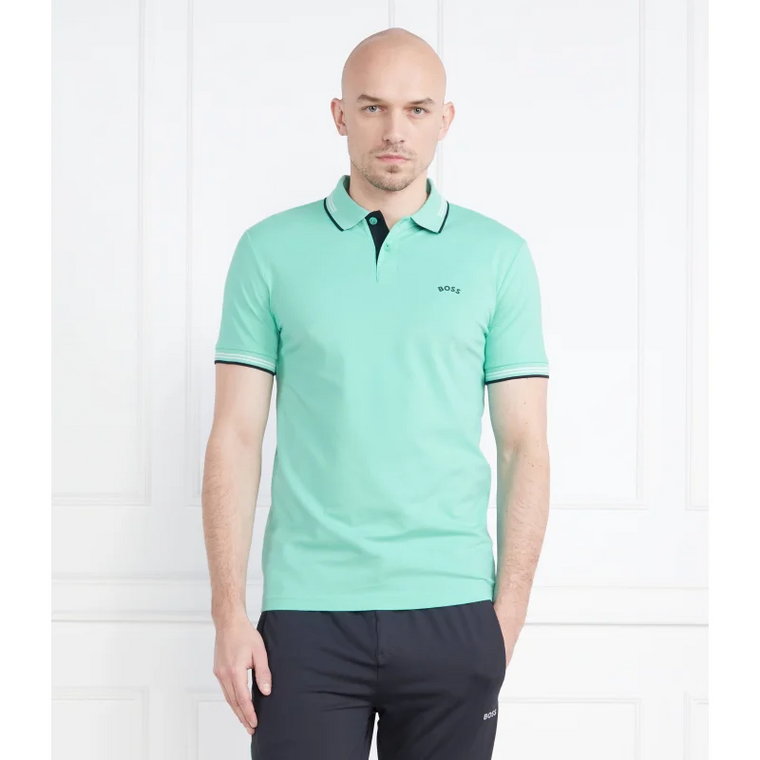 BOSS GREEN Polo Paul Curved | Slim Fit | stretch