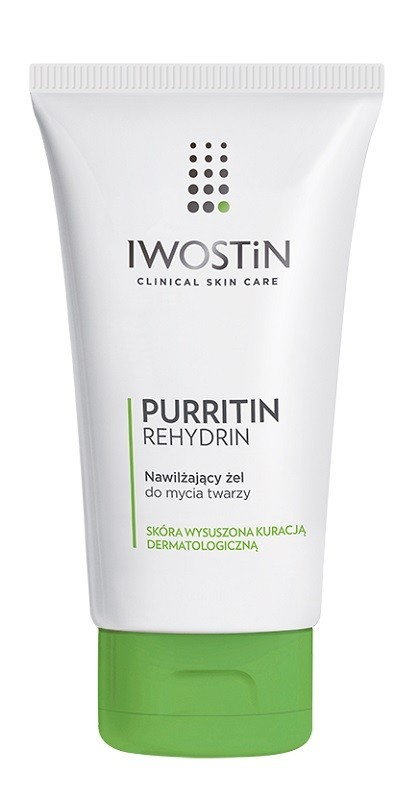 Iwostin Purritin Rehydrin - nawilżający żel do mycia twarzy 150ml