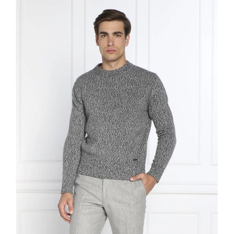 HUGO Wełniany sweter Siogul | Oversize fit