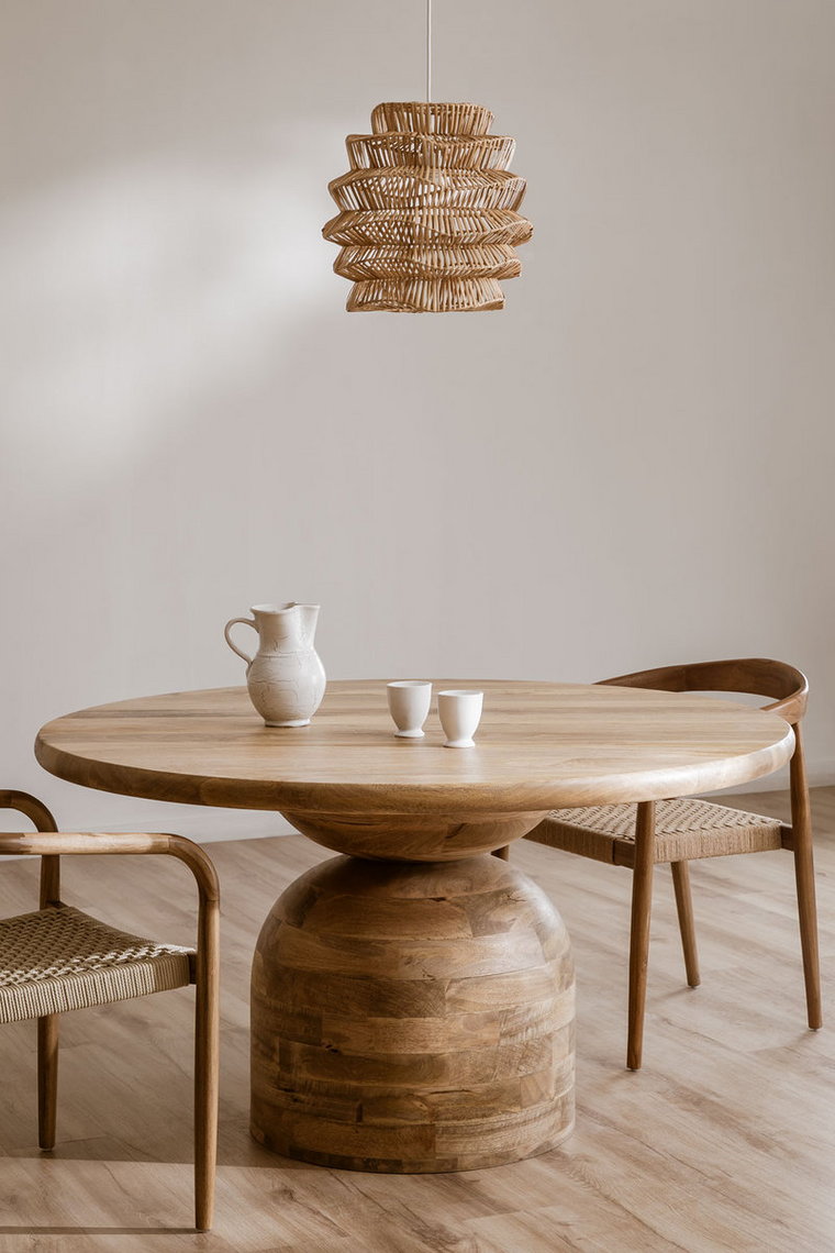 Stół okragły z drewna mango Ø140 cm Rosella
