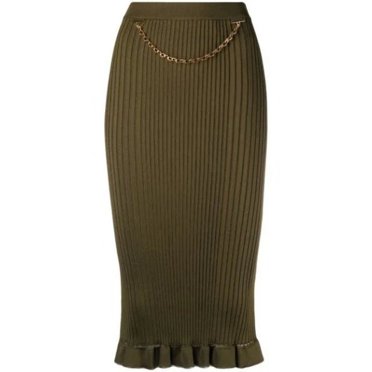 Spódnica ołówkowa z detalami łańcucha Givenchy