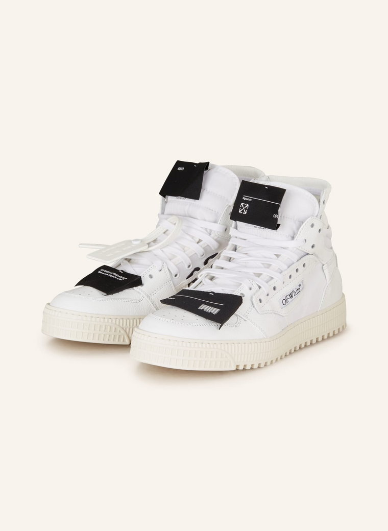 Off-White Wysokie Sneakersy 3.0 Off-Court weiss