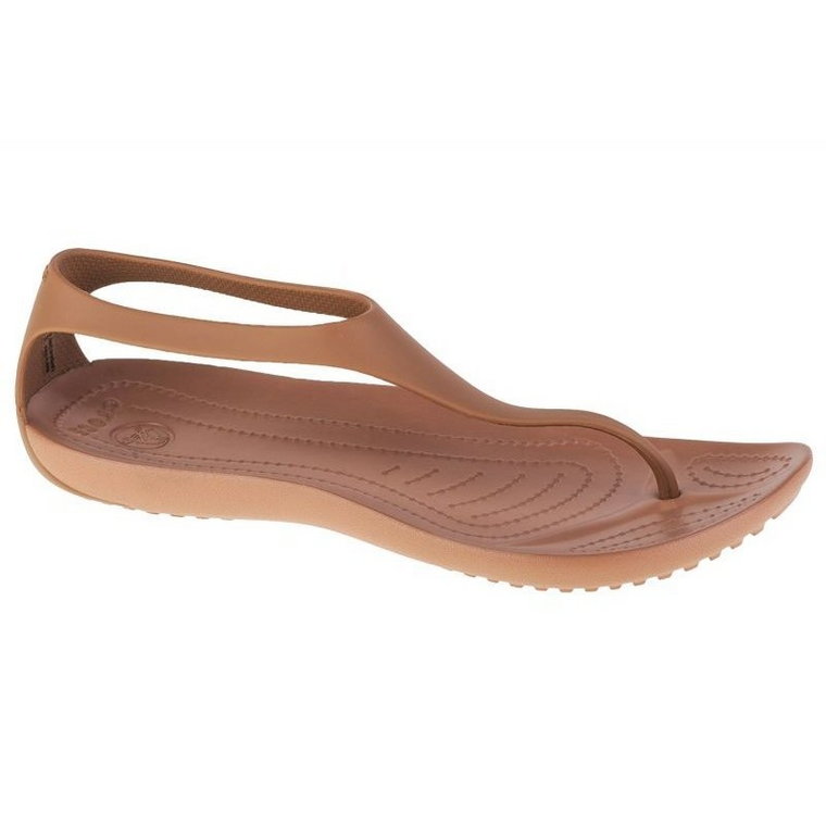 Japonki Crocs Sexi Flip Wmns W 11354-854 brązowe