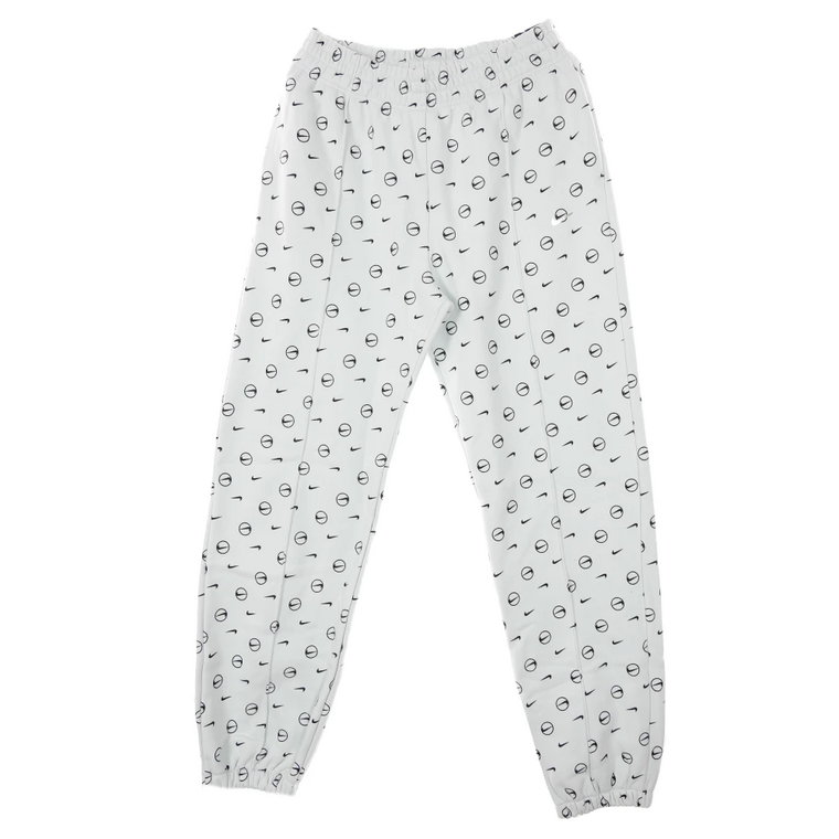 Sporty Fleece Tracksuit Pants All Over Print Nike