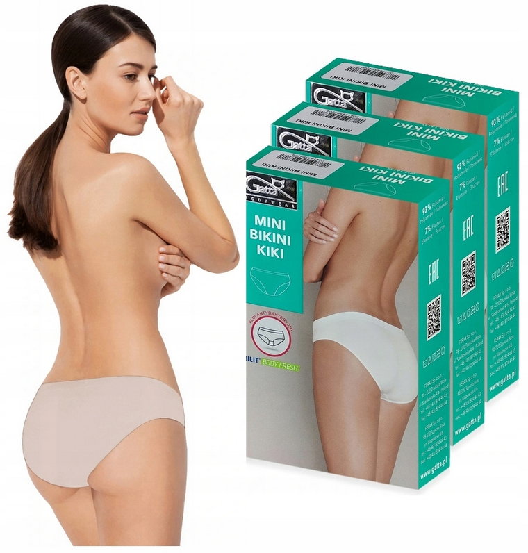 Figi Gatta Komplet Bikini Natural M 3-PAK