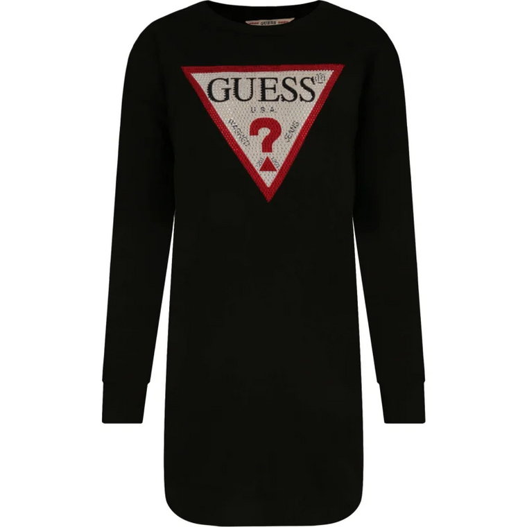 Guess Sukienka FRENCH TERRY LS