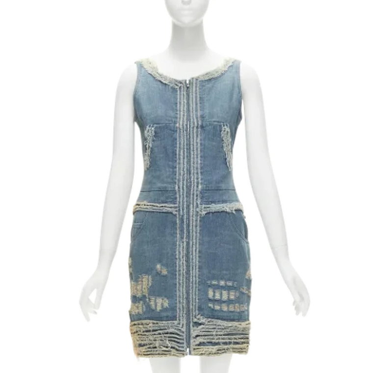 Pre-owned Cotton dresses Chanel Vintage