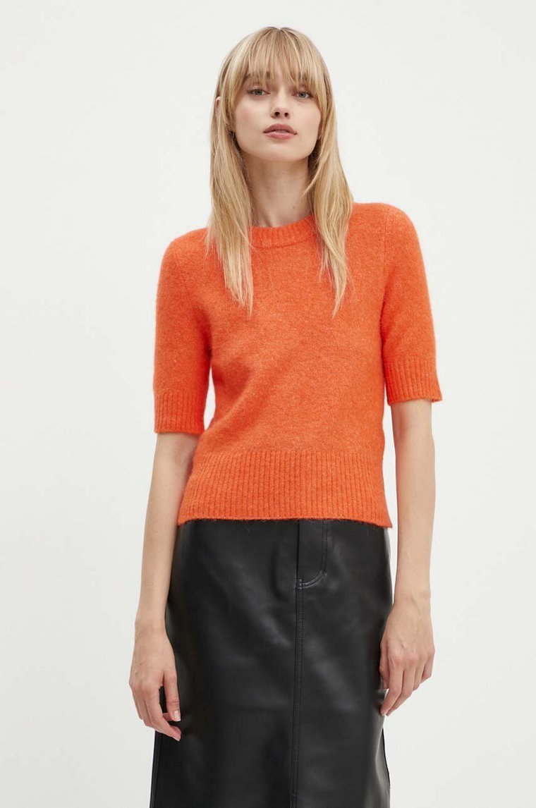 Day Birger et Mikkelsen sweter wełniany Maylin - Cozy Days RD damski kolor pomarańczowy  DAY65243280