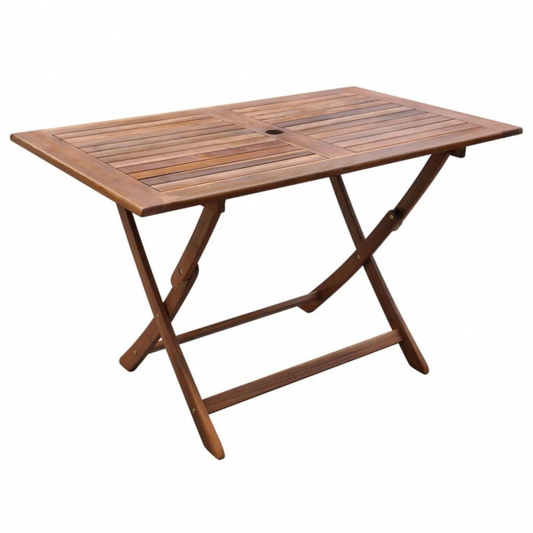 Składany stół ogrodowy, 120 x 70 x 75 cm, lite drewno akacjowe kod: V-313323