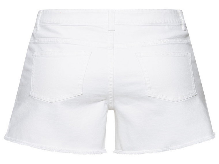esmara Szorty jeansowe damskie (38, Biały)