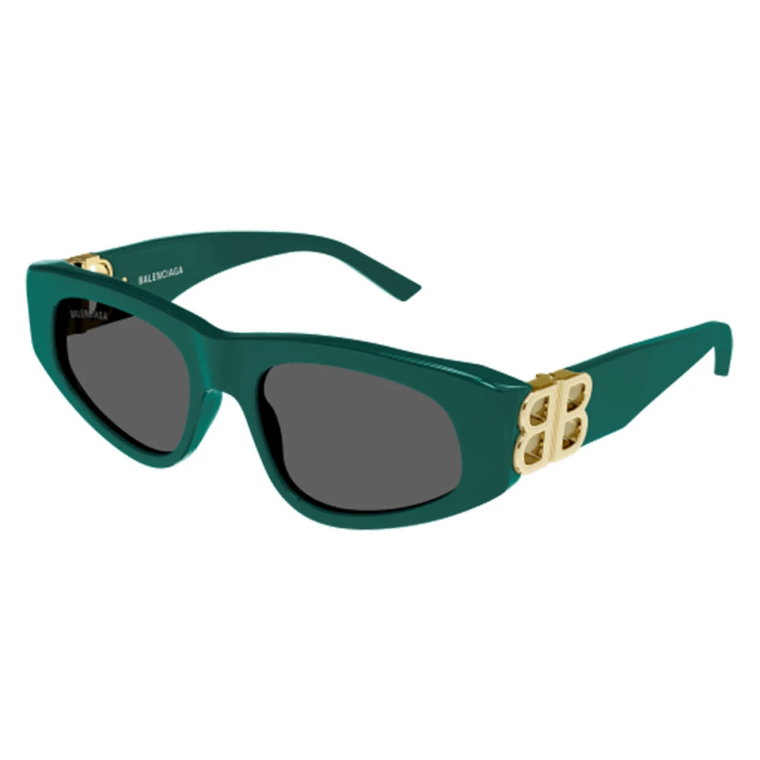 Zielone Okulary Przeciwsłoneczne Dynasty-D-Frame Balenciaga