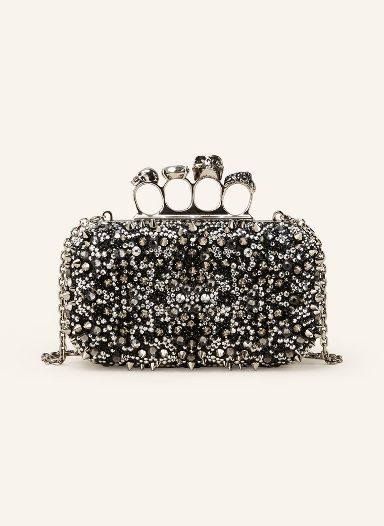 Alexander Mcqueen Kopertówka Knuckle schwarz