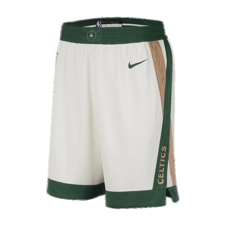 Spodenki męskie Nike NBA Swingman Boston Celtics City Edition 2023/24 - Biel