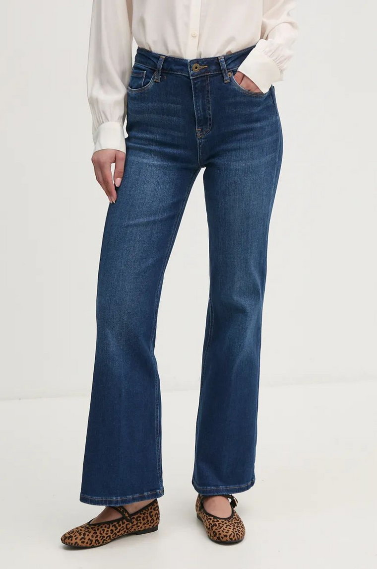 Pepe Jeans jeansy FLARE HW damskie high waist PL204734DP6