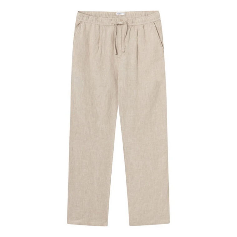 Straight Trousers Knowledge Cotton Apparel