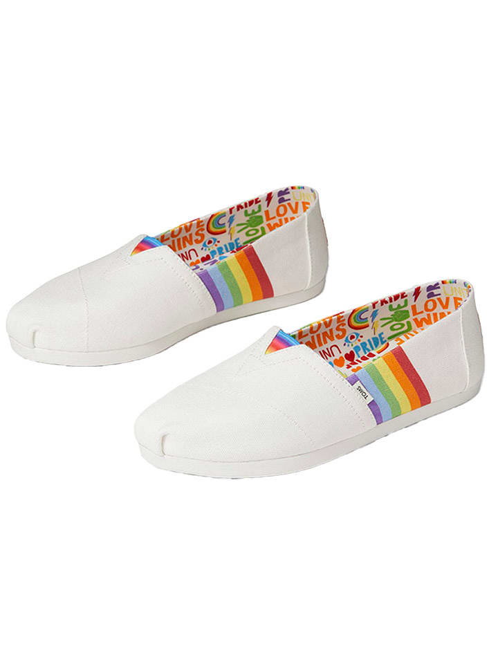 TOMS Slippersy w kolorze białym