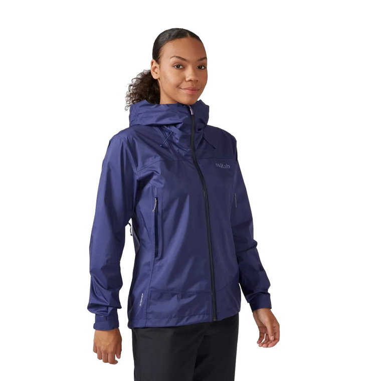 Damska kurtka przeciwdeszczowa Rab Downpour Plus 2.0 Jacket patriot blue - 10