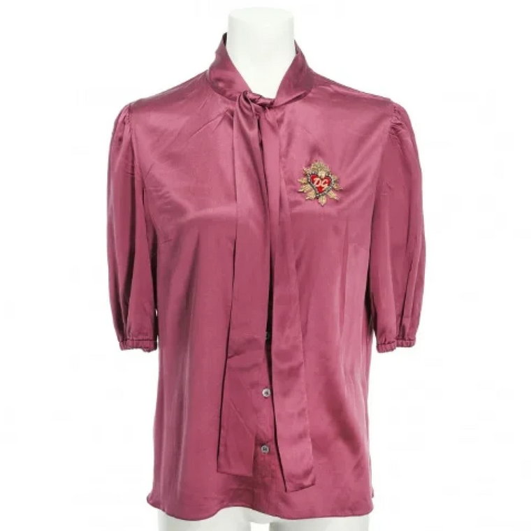 Pre-owned Satin tops Dolce & Gabbana Pre-owned