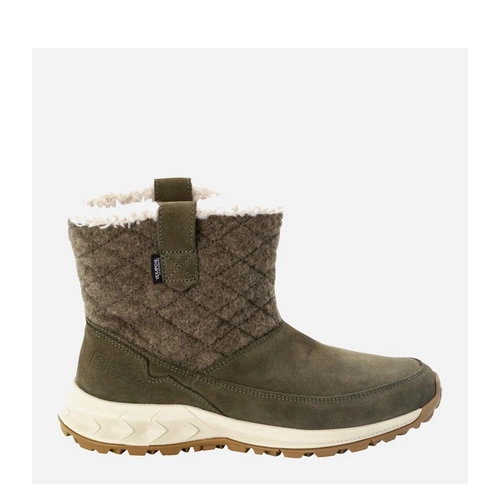 Śniegowce damskie niskie ocieplane Jack Wolfskin Queenstown Texapore Boot W 4053551-4282 40 (6.5UK) 25 cm Khaki (4064993482737). Śniegowce damskie