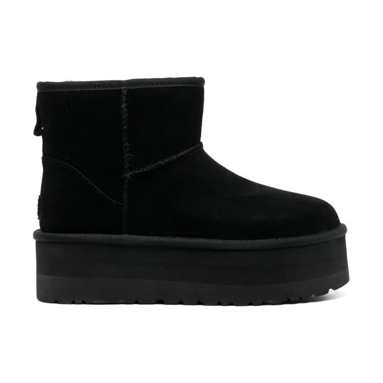 Czarne Mini Classic Platformy UGG