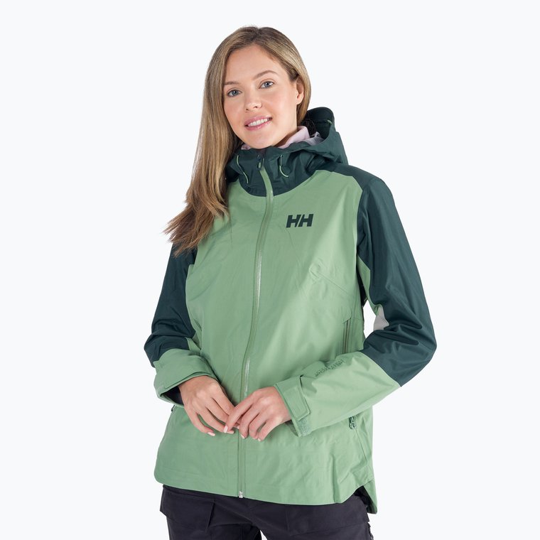 Kurtka przeciwdeszczowa damska Helly Hansen Verglas 3L Shell jade 2.0