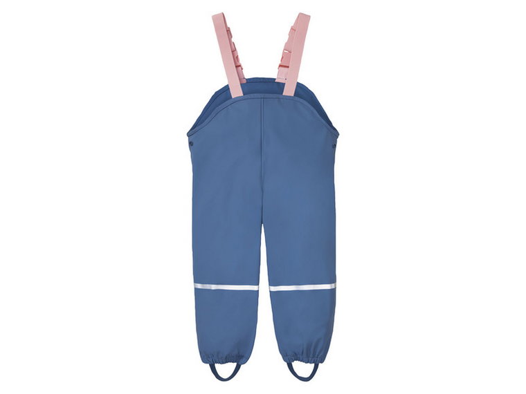 lupilu Spodnie przeciwdeszczowe dziewczęce, wiatroszczelne i wodoodporne (86/92, Niebieski)