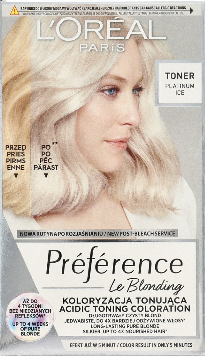 LOréal Preference 01 Platinum Ice - toner