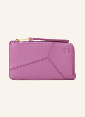 Loewe Etui Na Karty Puzzle Edge Z Kieszonką Na Monety rosa