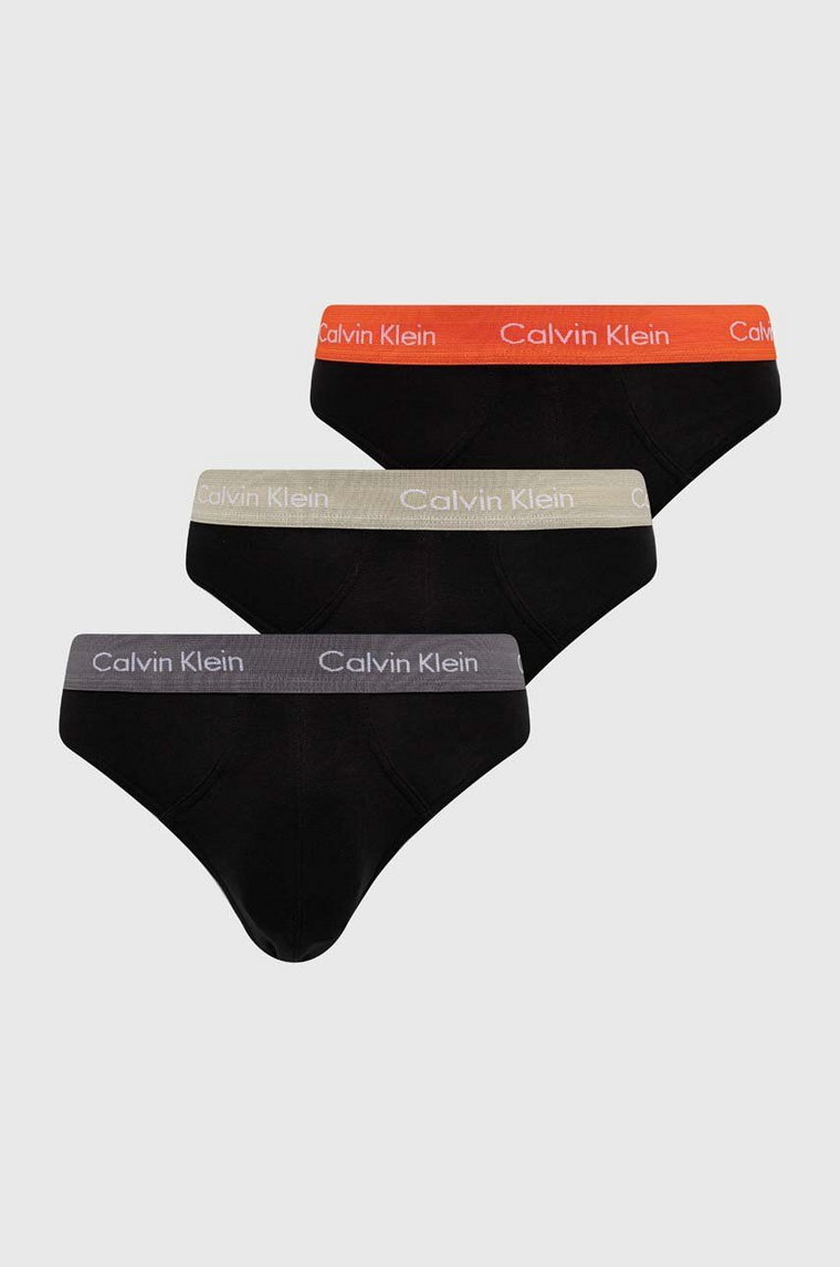 Calvin Klein Underwear slipy 3-pack męskie kolor czarny