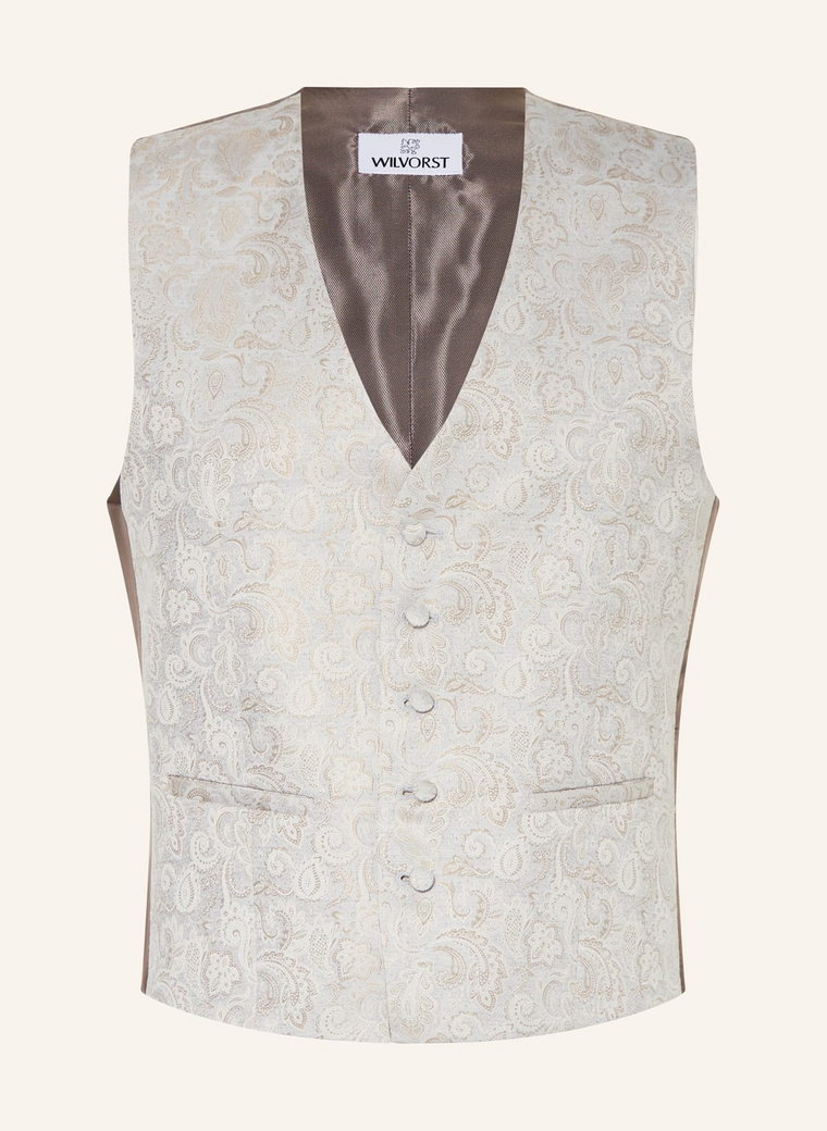 Wilvorst Kamizelka Extra Slim Fit beige