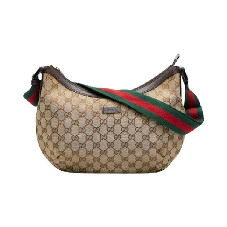 Pre-owned Canvas shoppers Gucci Vintage