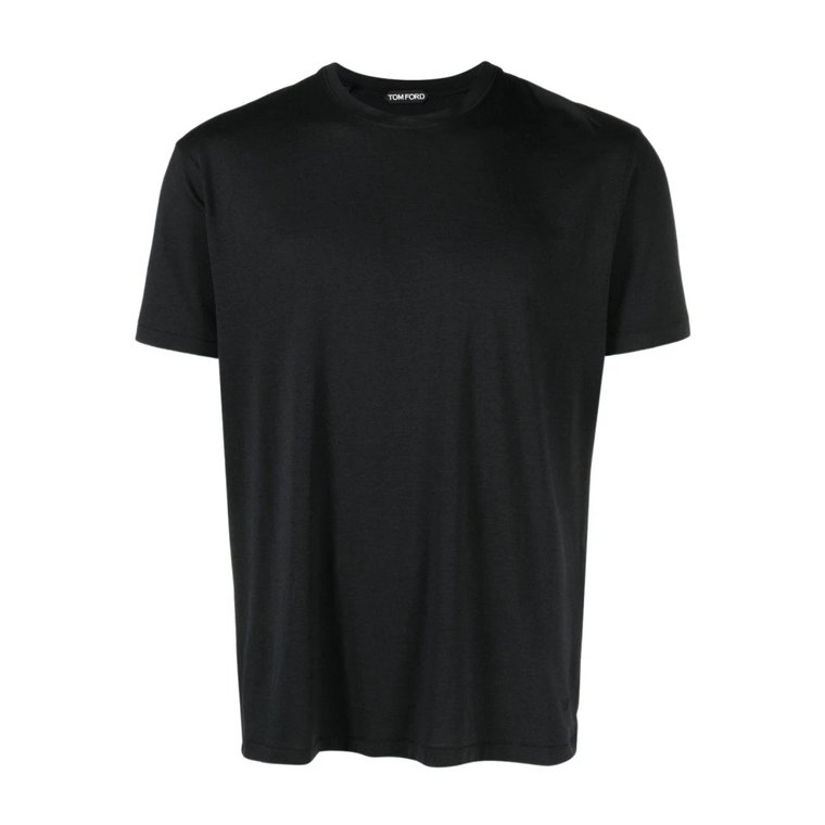 Podnieś swój codzienny strój z czarnym T-shirtem Tom Ford