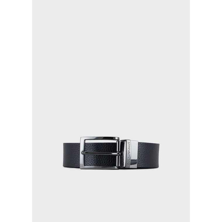 Emporio Armani Belts Czarny Emporio Armani