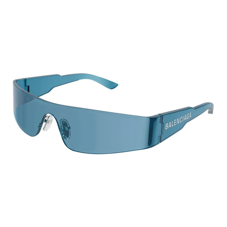 Niebieskie okulary przeciwsłoneczne Bb0041S Balenciaga