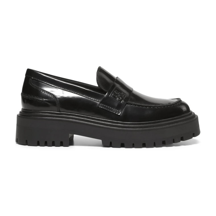 Chunky Loafers - Sznurowane buty z miękkiej skóry cielęcej Marc O'Polo