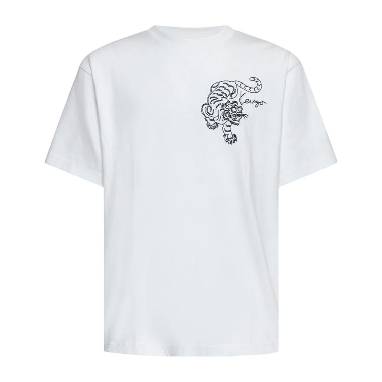 Stylowe Beżowe T-shirty i Pola Kenzo