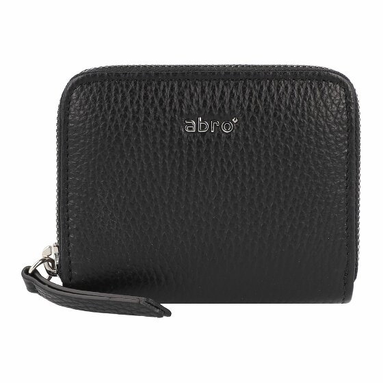 abro Adria Portfel Skórzany 10.5 cm black-nickel