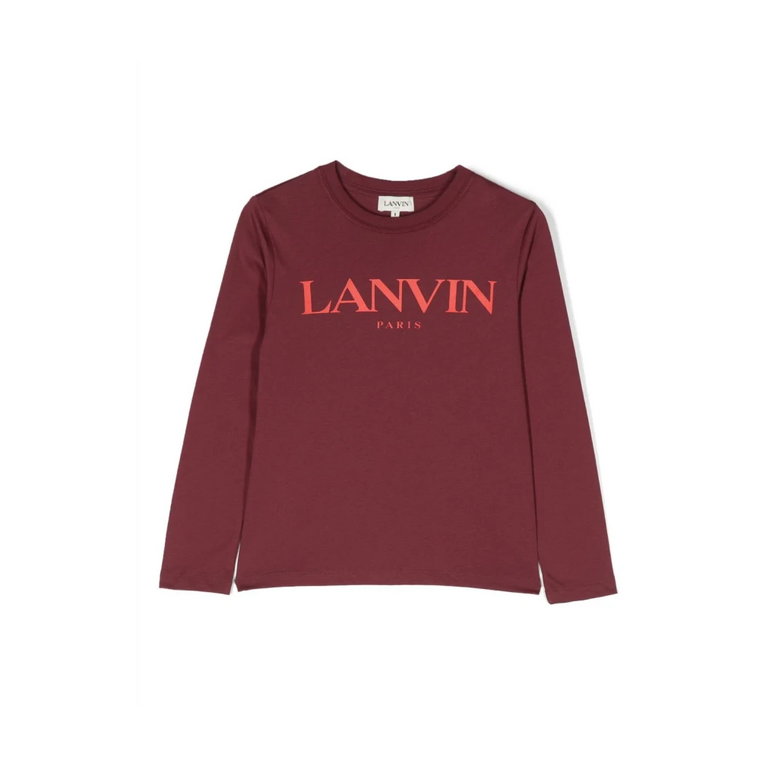 Bluza z nadrukiem logo dla chłopców Lanvin