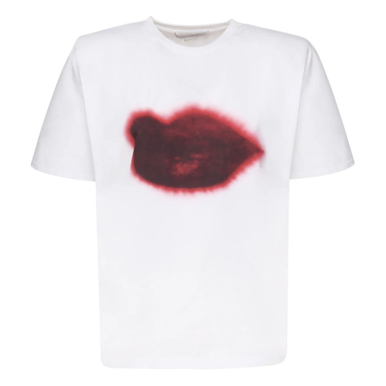 T-shirt z nadrukiem ust Stella McCartney