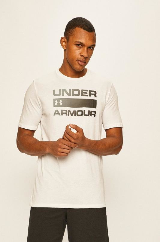 Under Armour t-shirt męski kolor biały 1329582